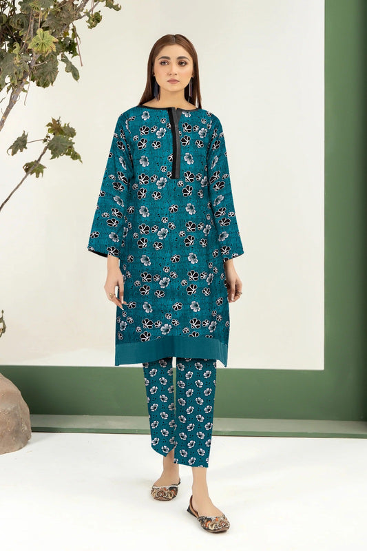 2pc Lawn Digital Print Suit - 08