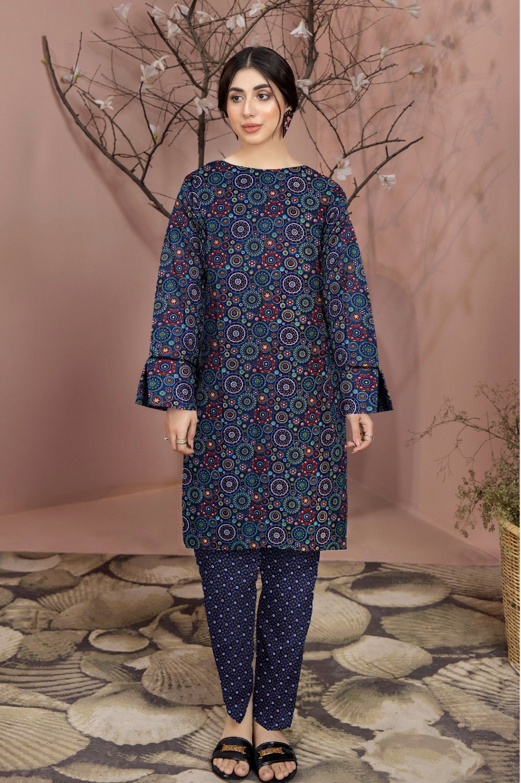 2pc Lawn Digital Print Suit - 02