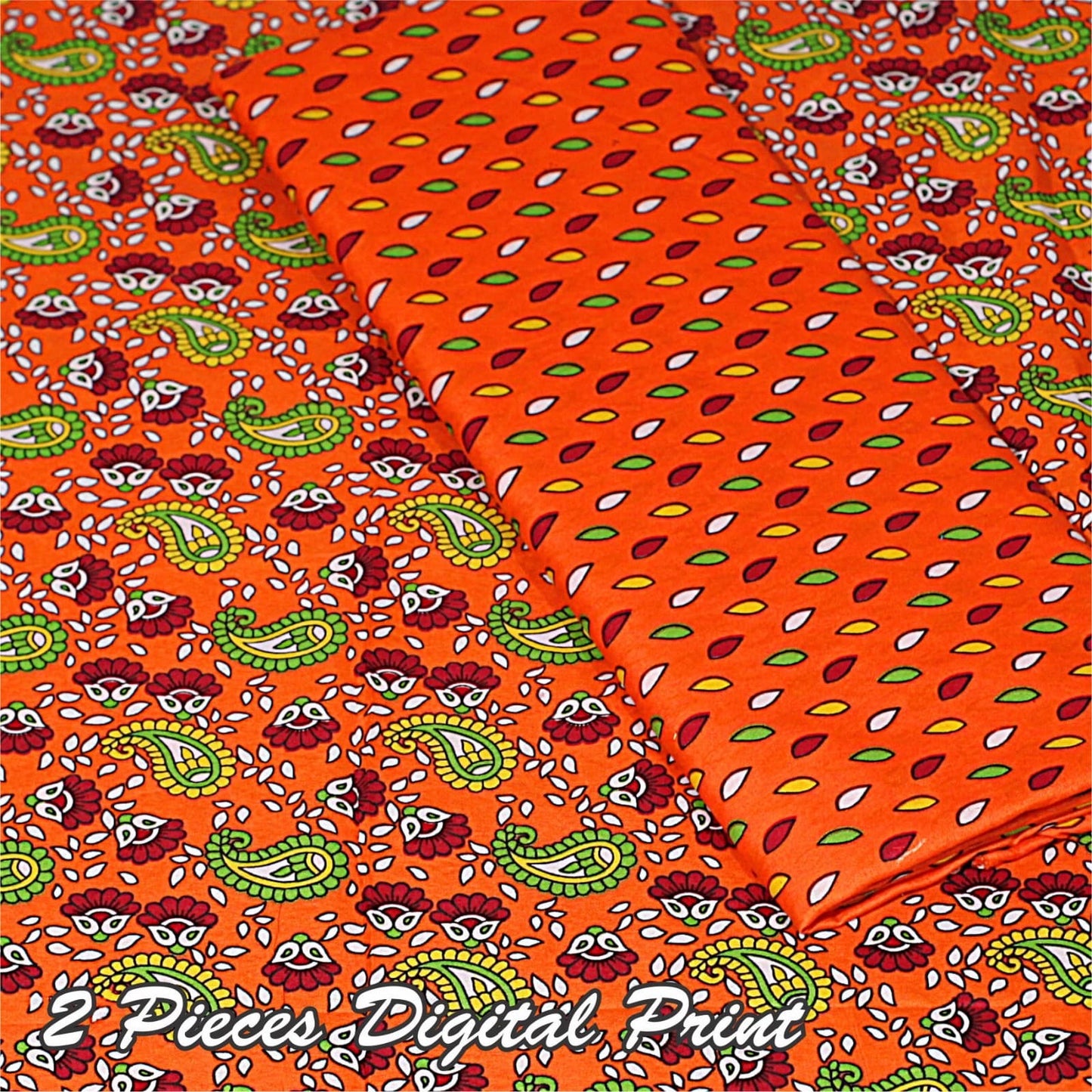 2pc Lawn Digital Print Suit - 05